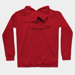 Windsurfing Freestyle Jump Shaka, Cabarete DR Hoodie